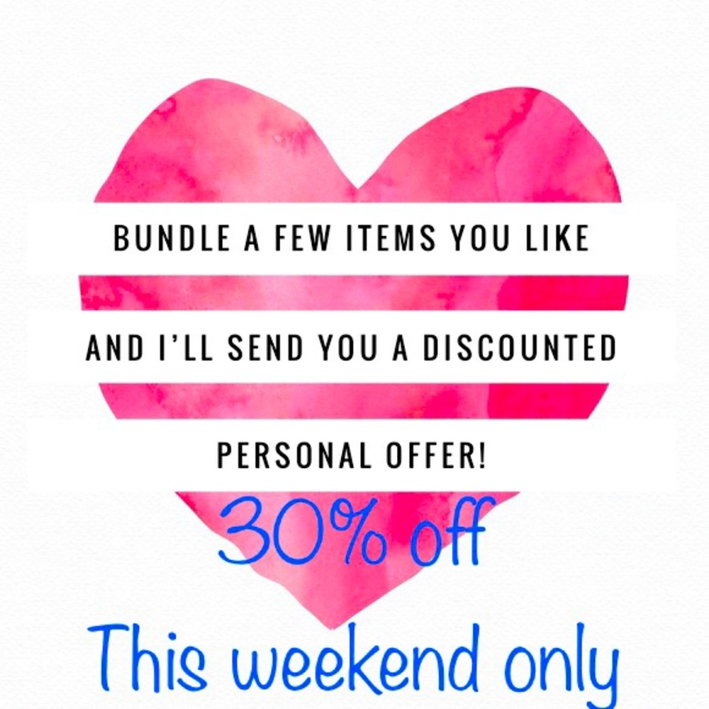 Bundle Sale 30% Off!!!